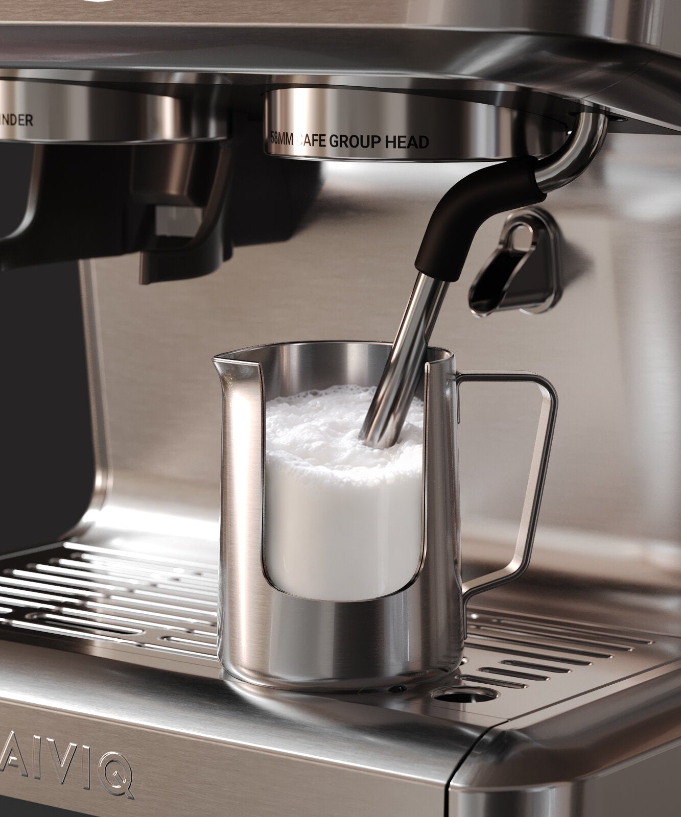 Aspire Brew espressomaskine - sølvfarvet